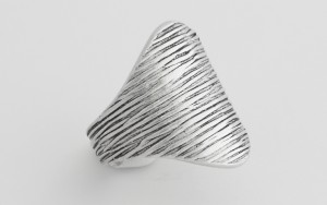 anillo etnico de plata karen